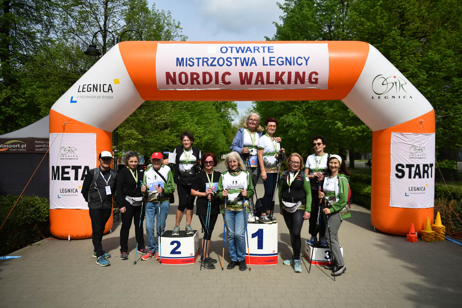 Aktywnie, czyli Otwarte Mistrzostwa Legnicy w Nordic Walking
