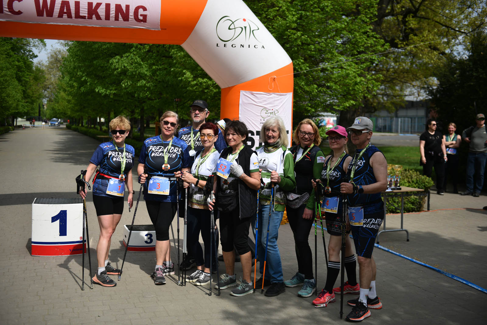 Aktywnie, czyli Otwarte Mistrzostwa Legnicy w Nordic Walking