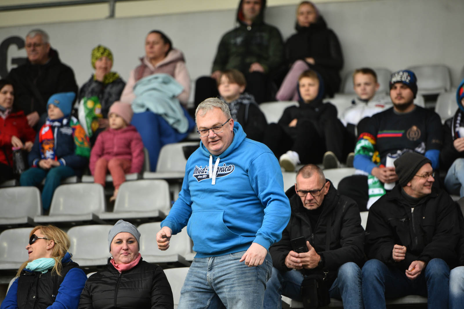 Kibice Miedzi Legnica na trybunach. Zobacz zdjęcia