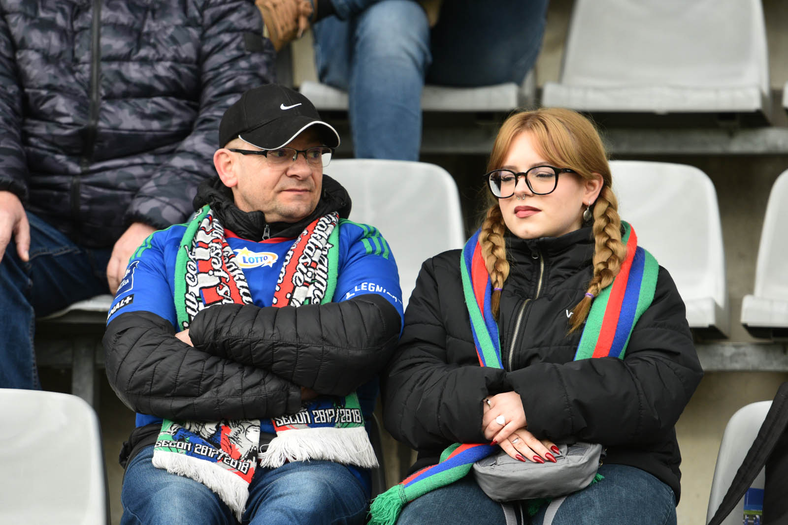 Kibice Miedzi Legnica na trybunach. Zobacz zdjęcia