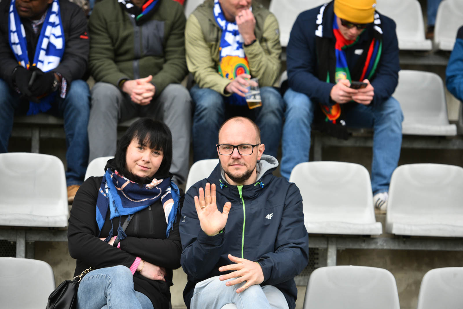 Kibice Miedzi Legnica na trybunach. Zobacz zdjęcia