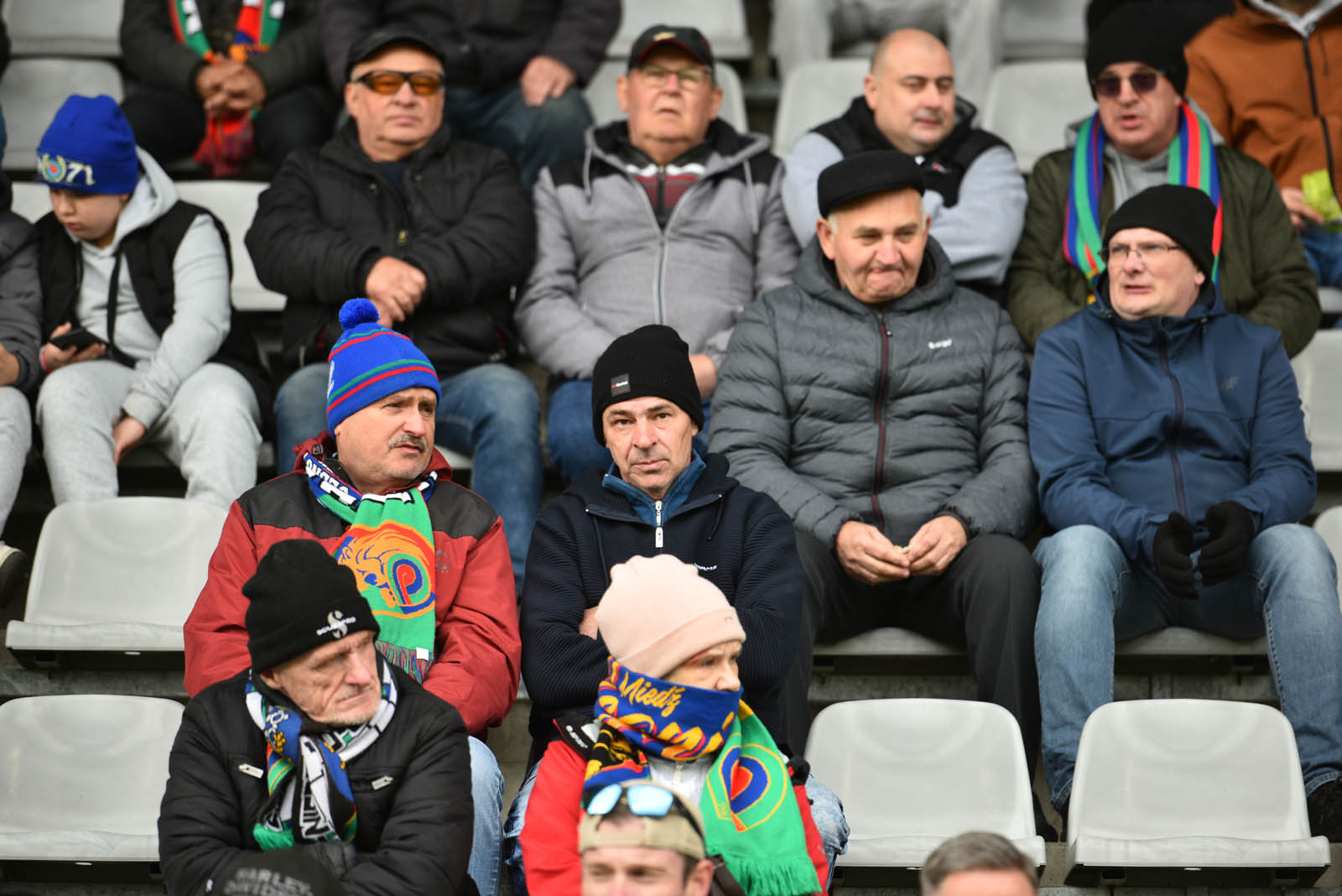Kibice Miedzi Legnica na trybunach. Zobacz zdjęcia