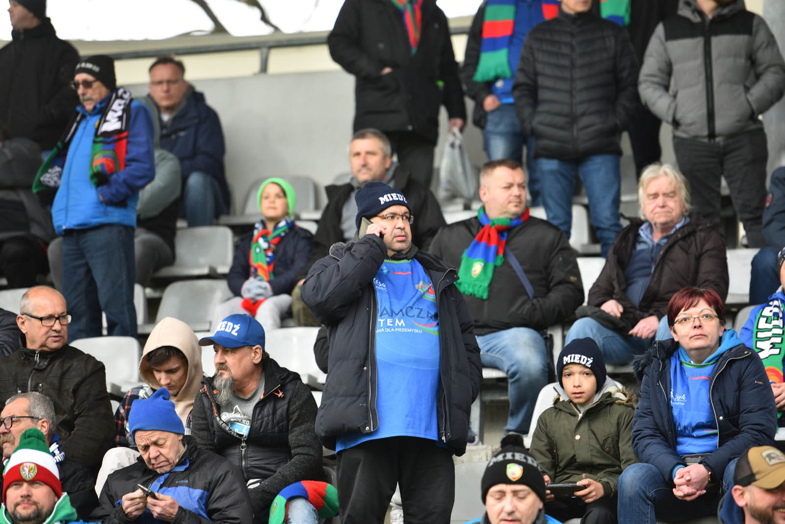 Kibice Miedzi Legnica na trybunach. Zobacz zdjęcia