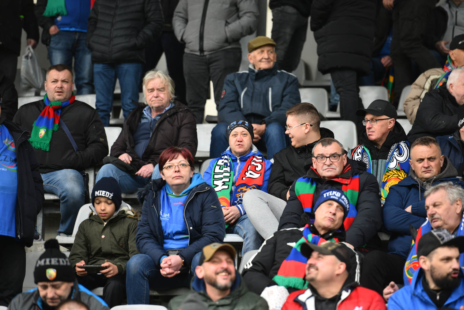 Kibice Miedzi Legnica na trybunach. Zobacz zdjęcia