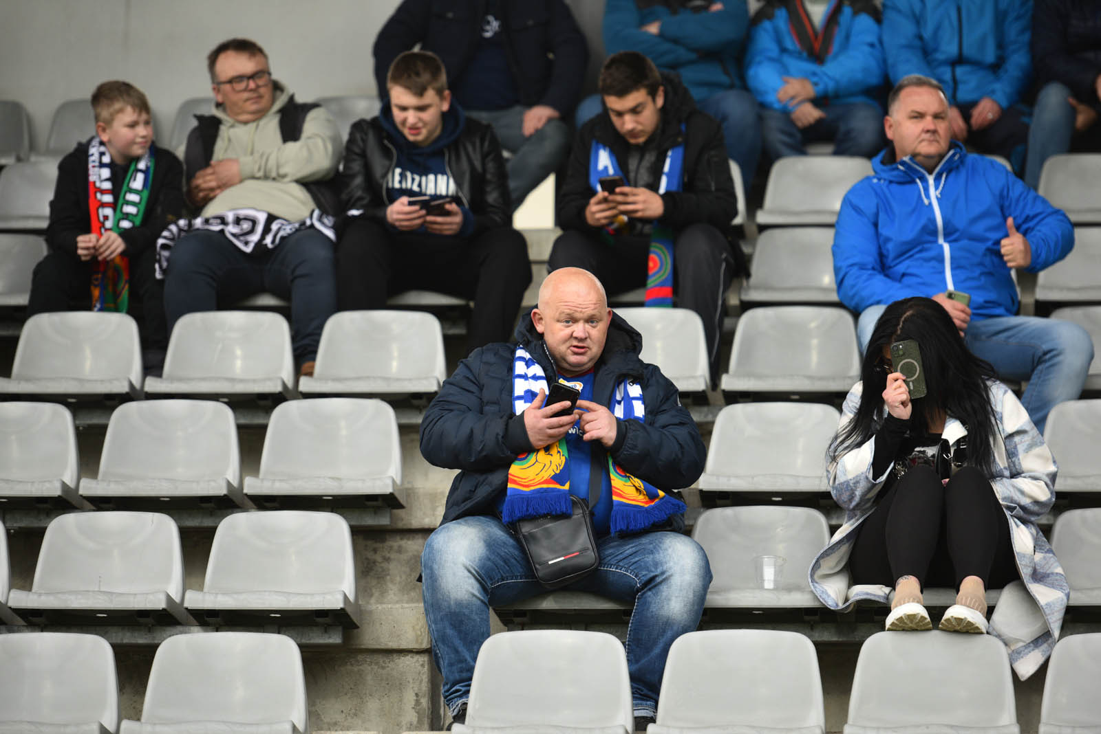 Kibice Miedzi Legnica na trybunach. Zobacz zdjęcia