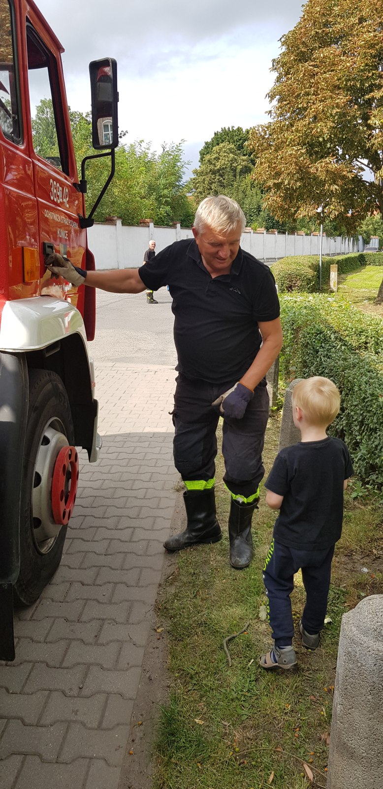 Komendant OSP w Kunicach w obiektywach naszych fotoreporterów
