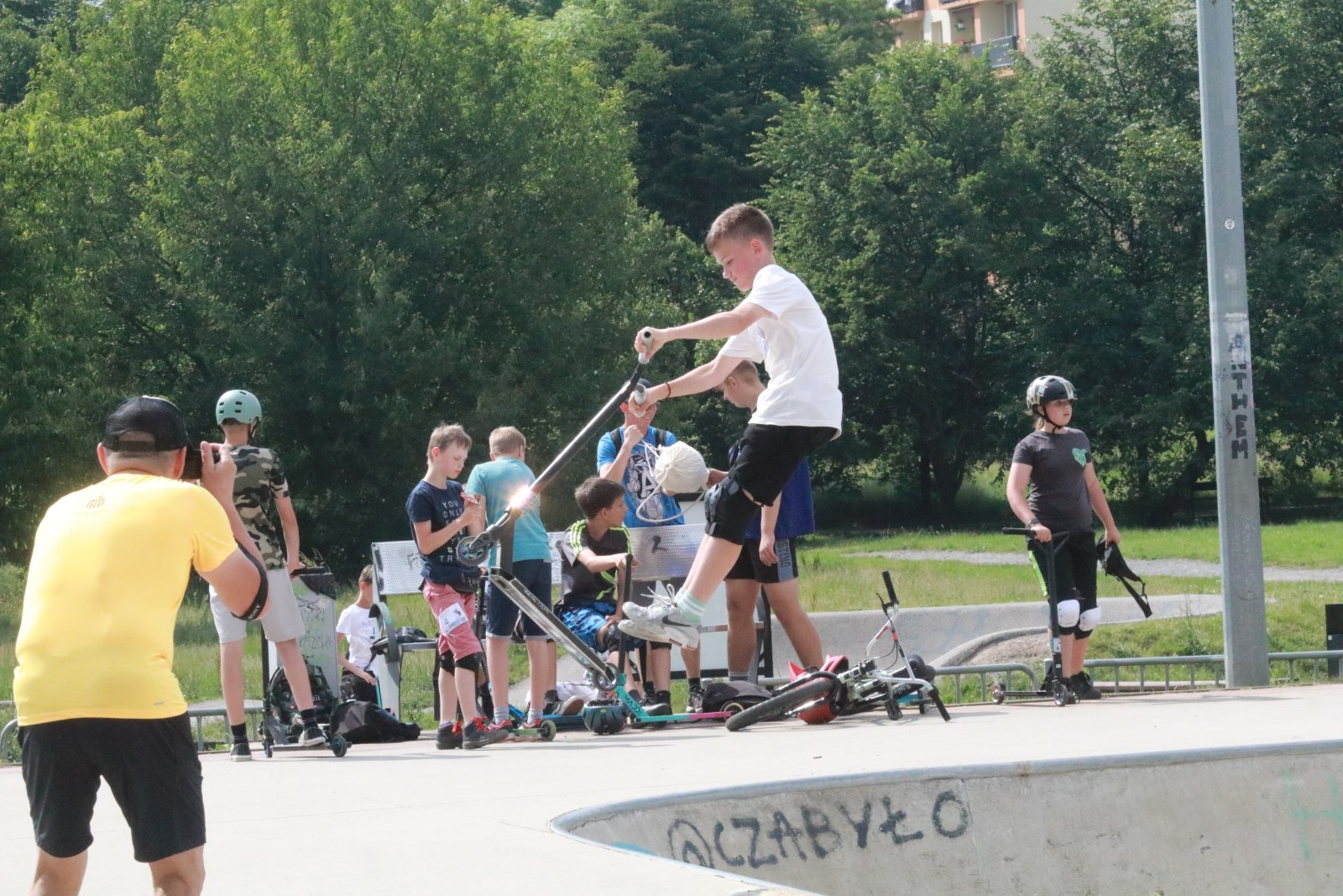 Dzień Dziecka na skateparku z OSiR-em pokrzyżował deszcz