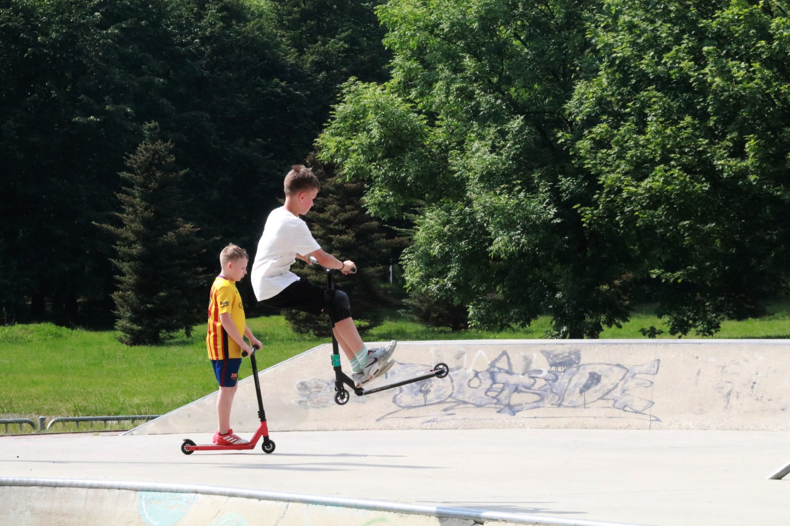 Dzień Dziecka na skateparku z OSiR-em pokrzyżował deszcz