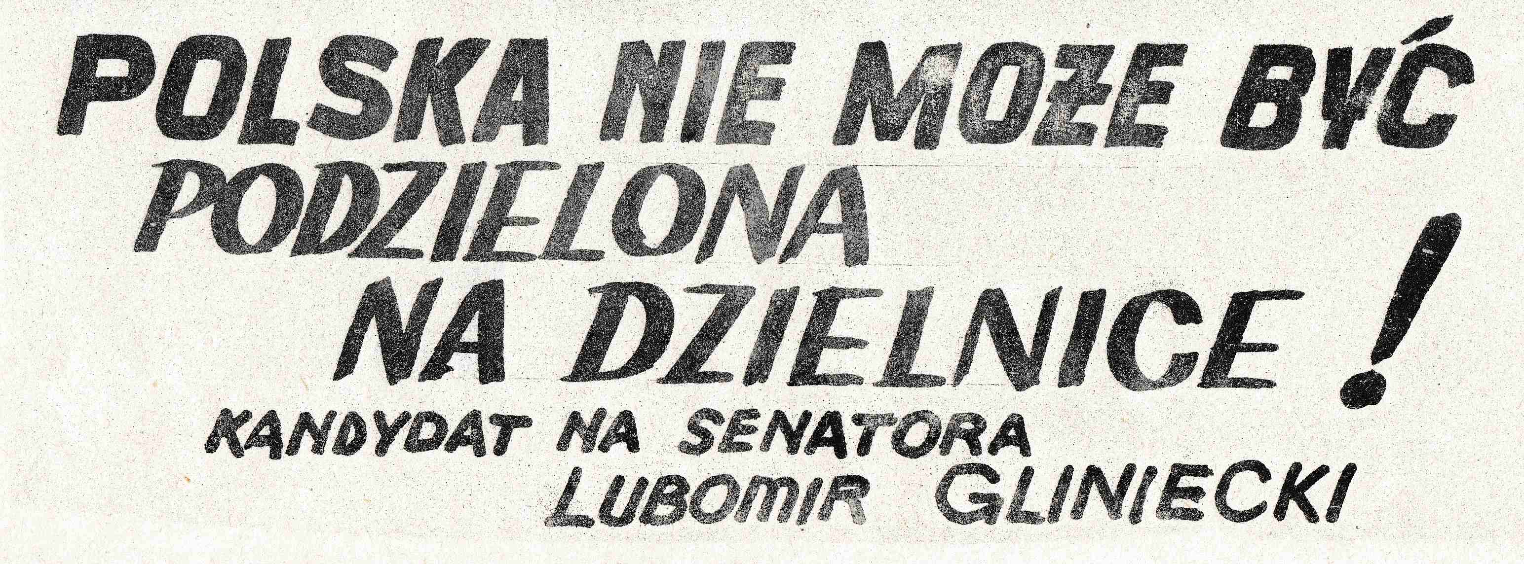 35 lat temu odbyła się pierwsza tura wyborów kontraktowych	