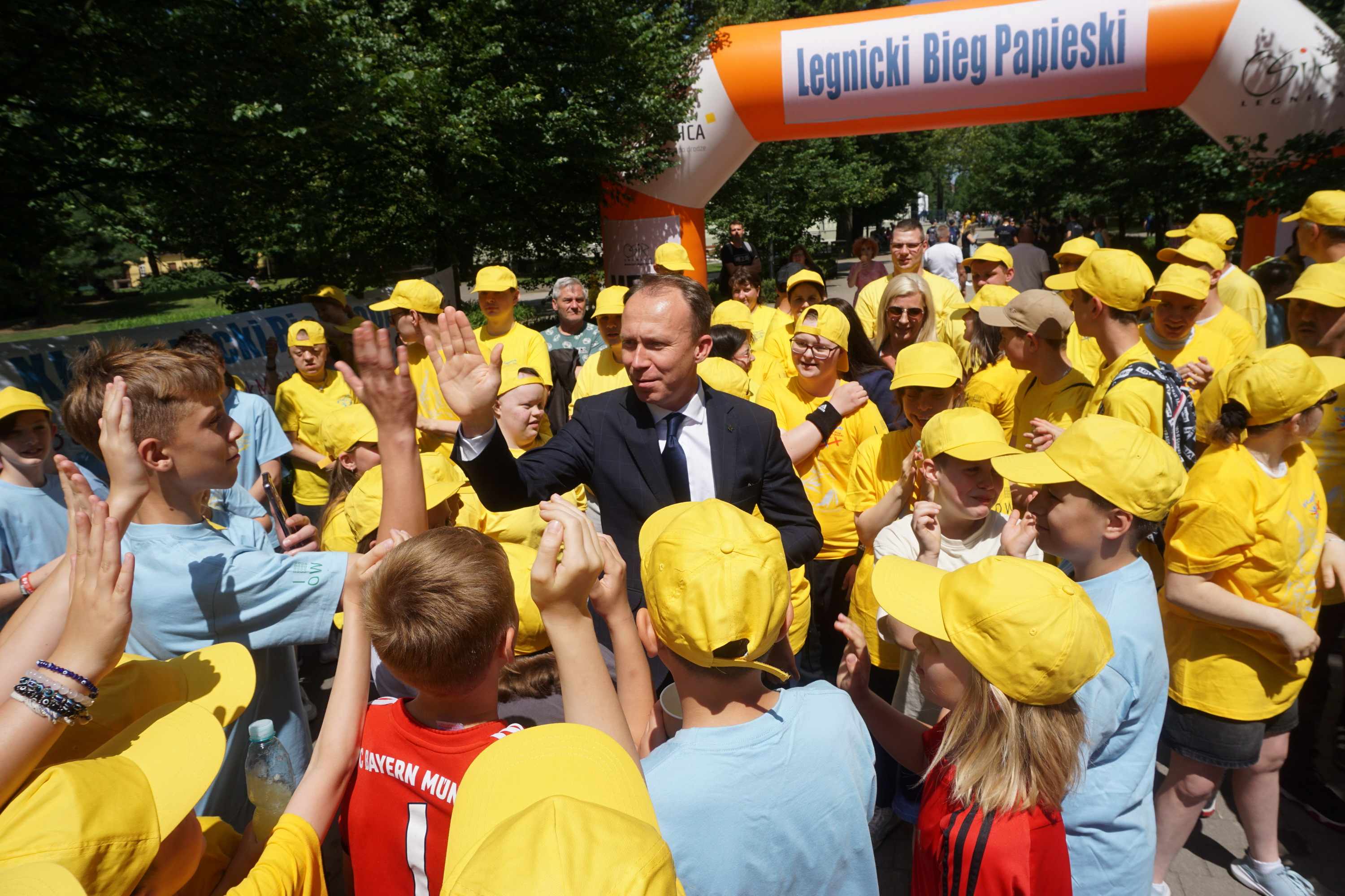 Pobiegli na pamiątkę wizyty papieża Jana Pawła II w Legnicy