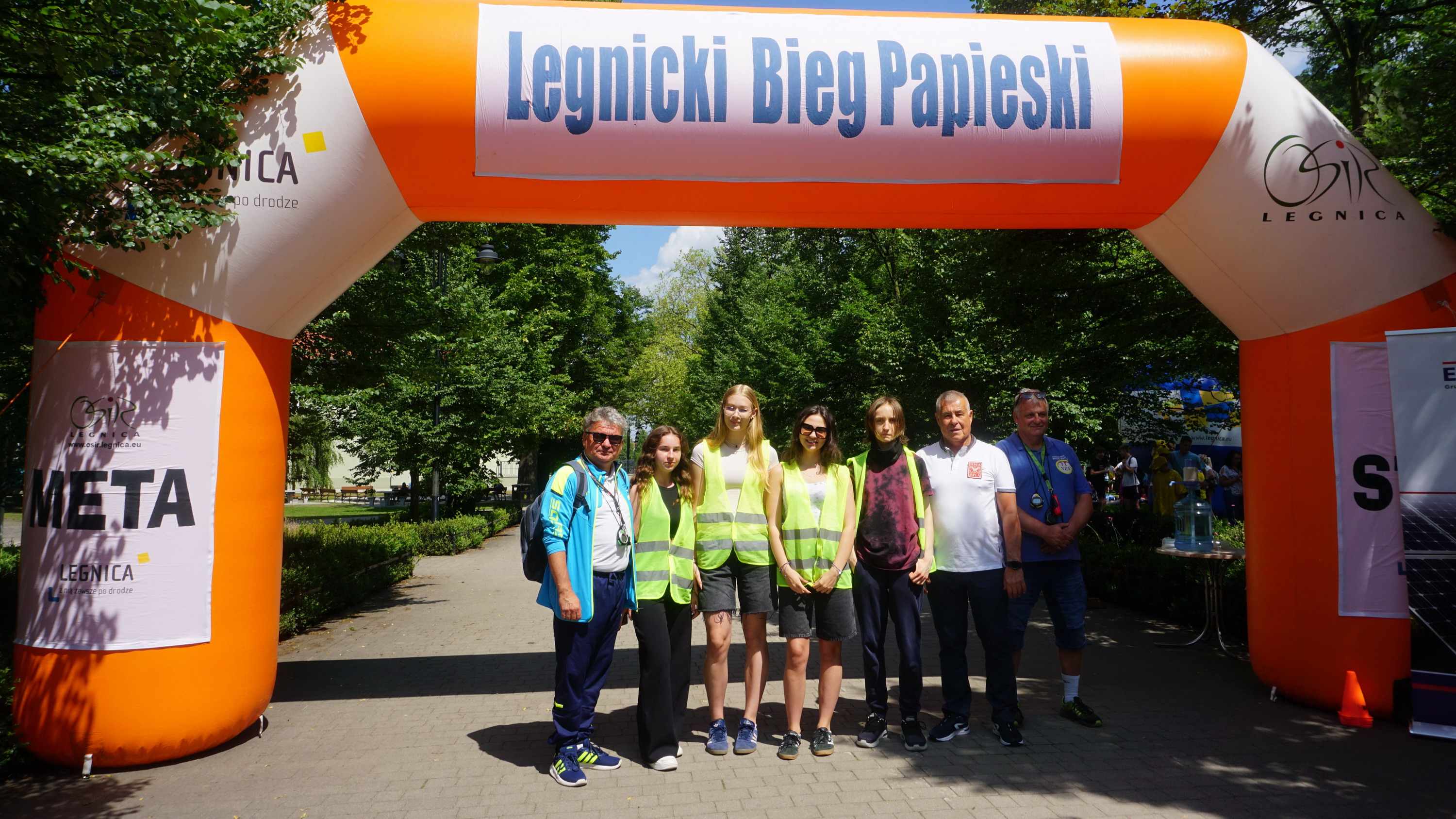 Pobiegli na pamiątkę wizyty papieża Jana Pawła II w Legnicy