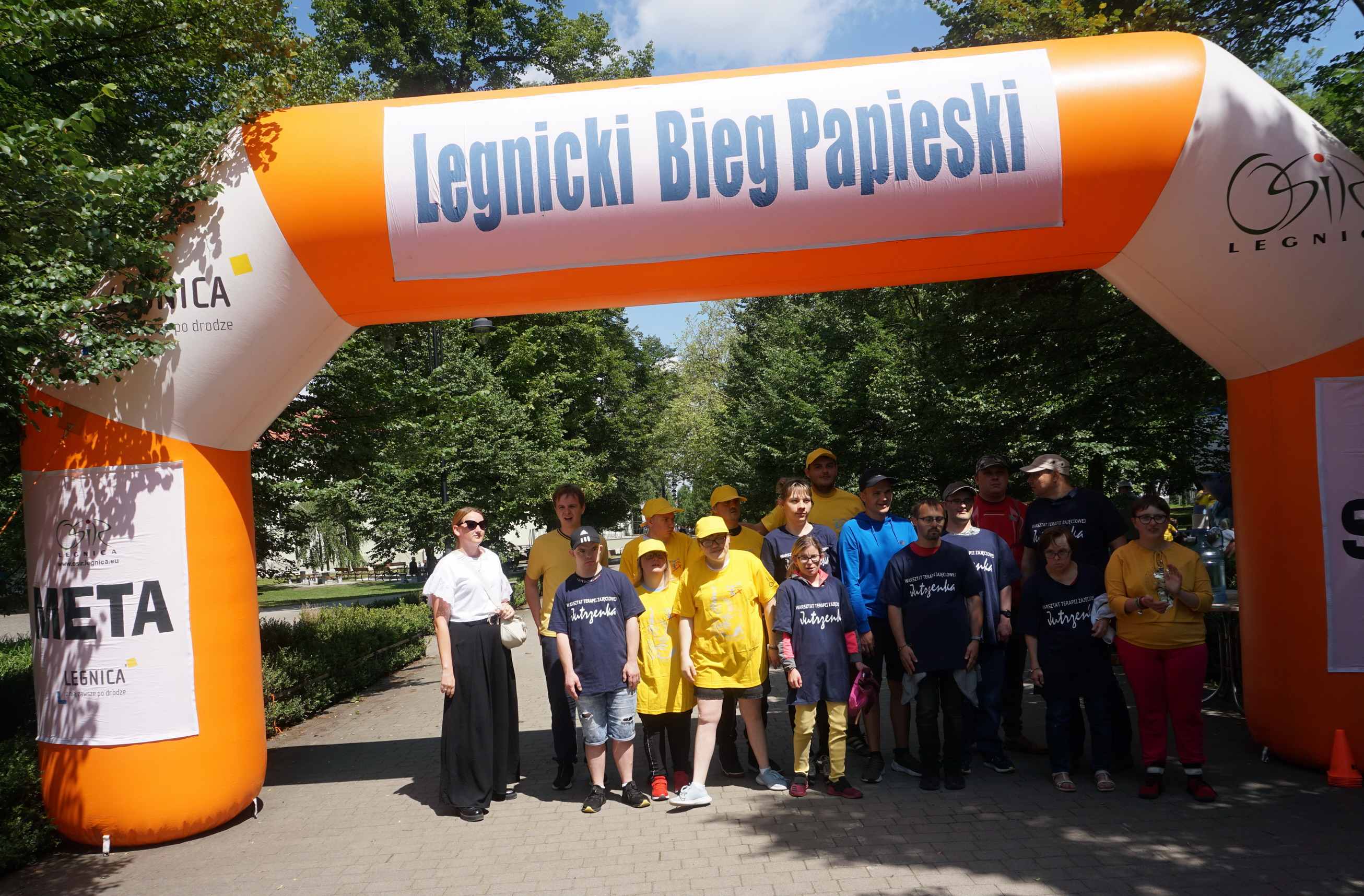 Pobiegli na pamiątkę wizyty papieża Jana Pawła II w Legnicy