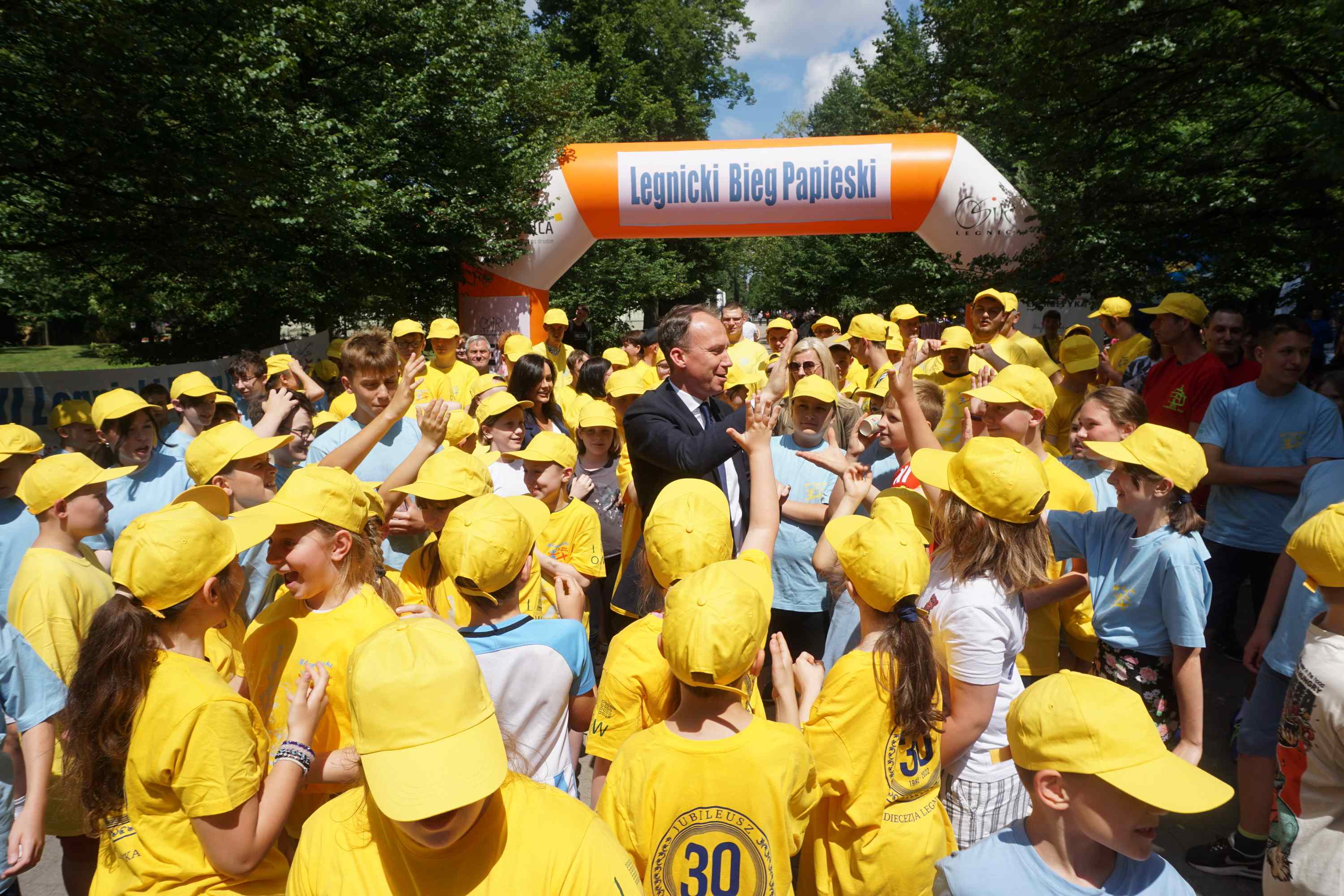 Pobiegli na pamiątkę wizyty papieża Jana Pawła II w Legnicy
