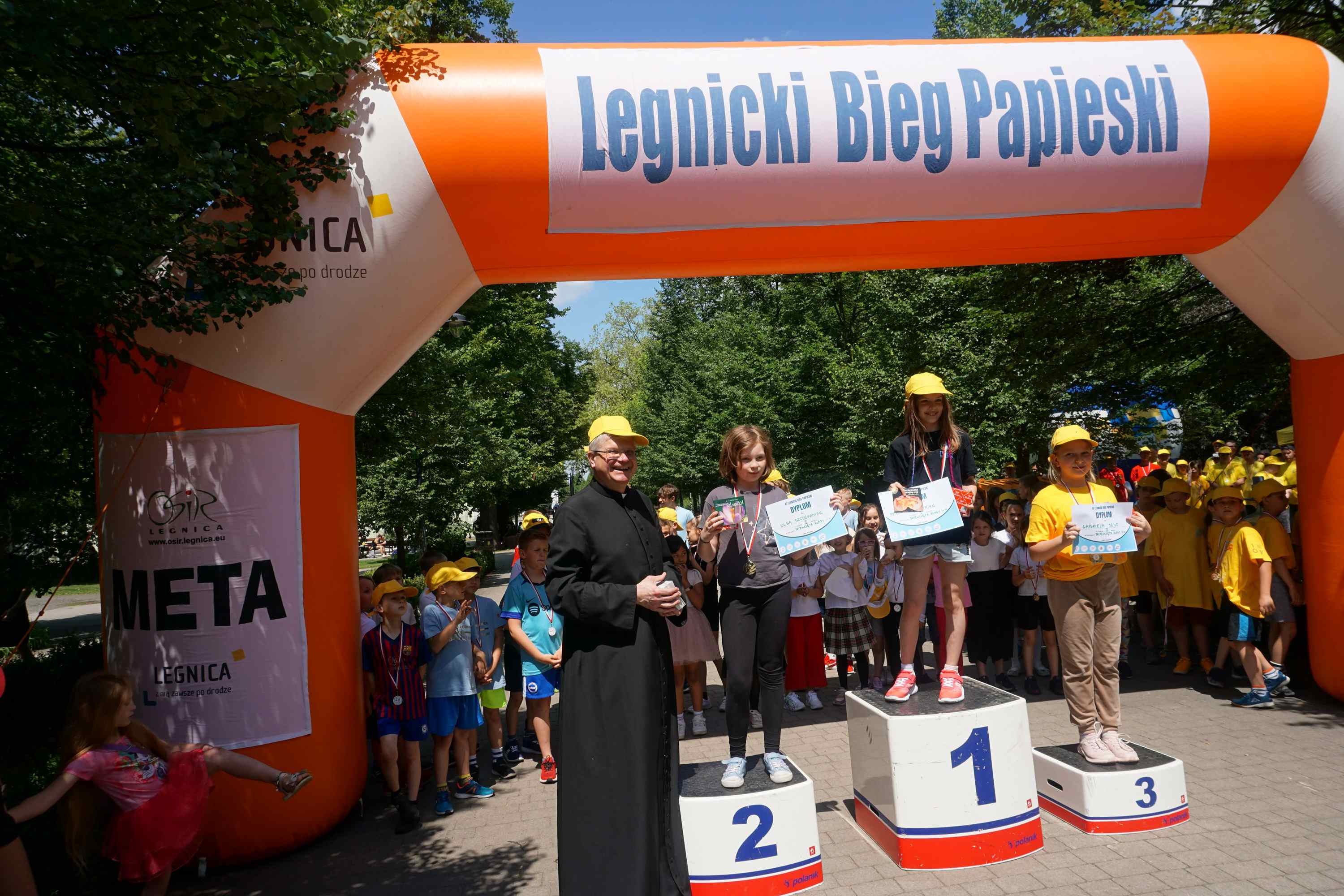 Pobiegli na pamiątkę wizyty papieża Jana Pawła II w Legnicy