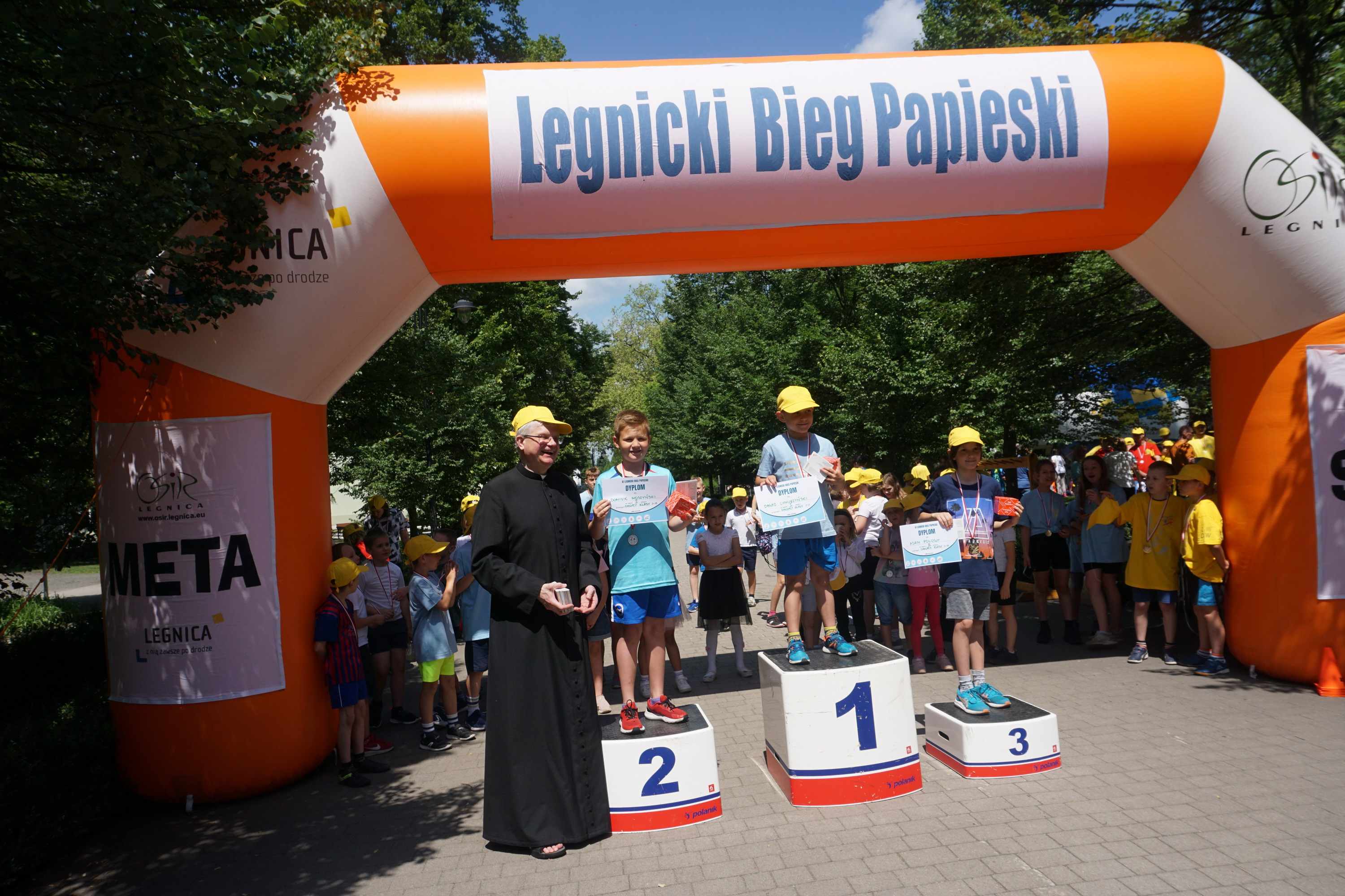 Pobiegli na pamiątkę wizyty papieża Jana Pawła II w Legnicy