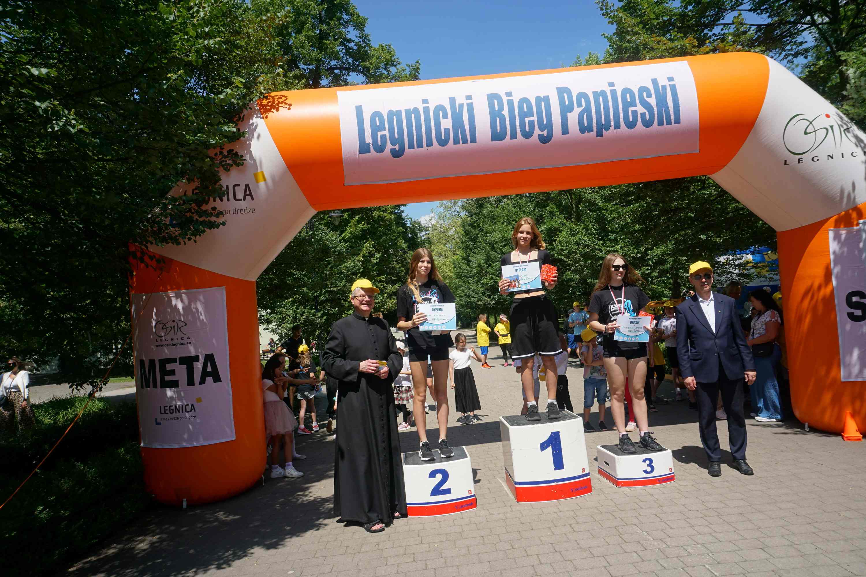 Pobiegli na pamiątkę wizyty papieża Jana Pawła II w Legnicy