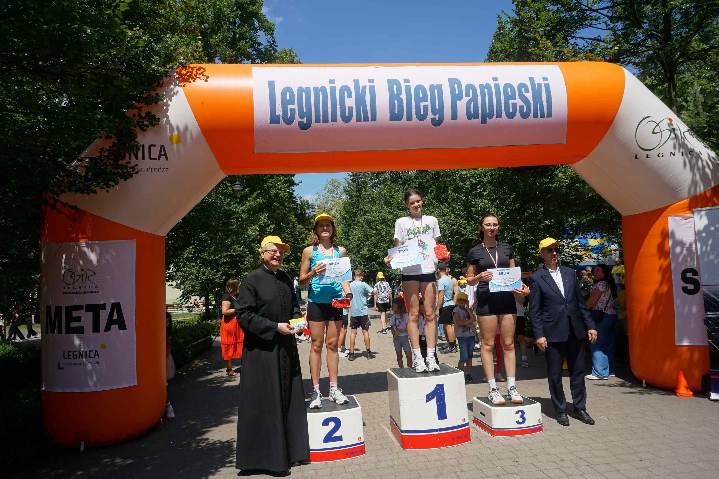 Pobiegli na pamiątkę wizyty papieża Jana Pawła II w Legnicy
