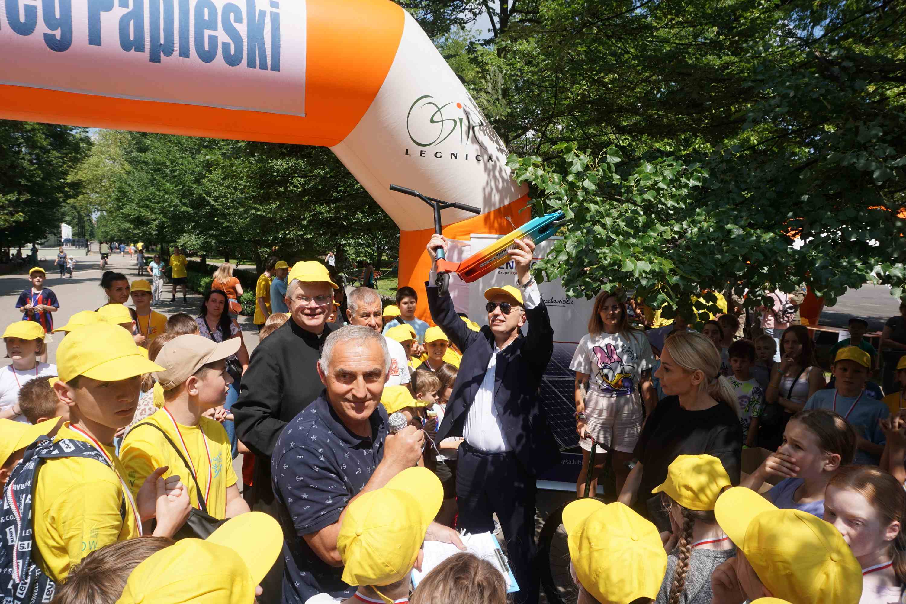 Pobiegli na pamiątkę wizyty papieża Jana Pawła II w Legnicy