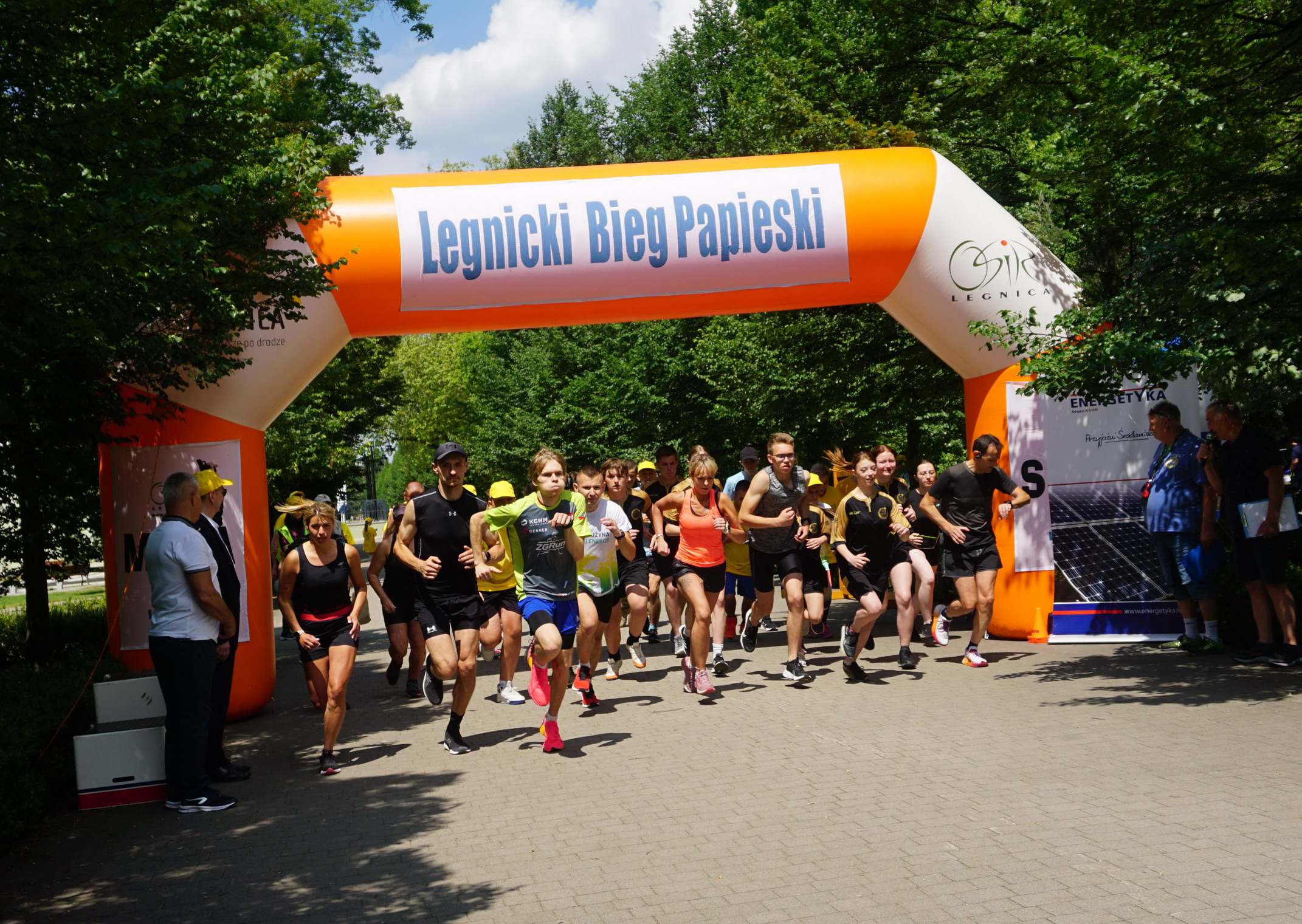 Pobiegli na pamiątkę wizyty papieża Jana Pawła II w Legnicy
