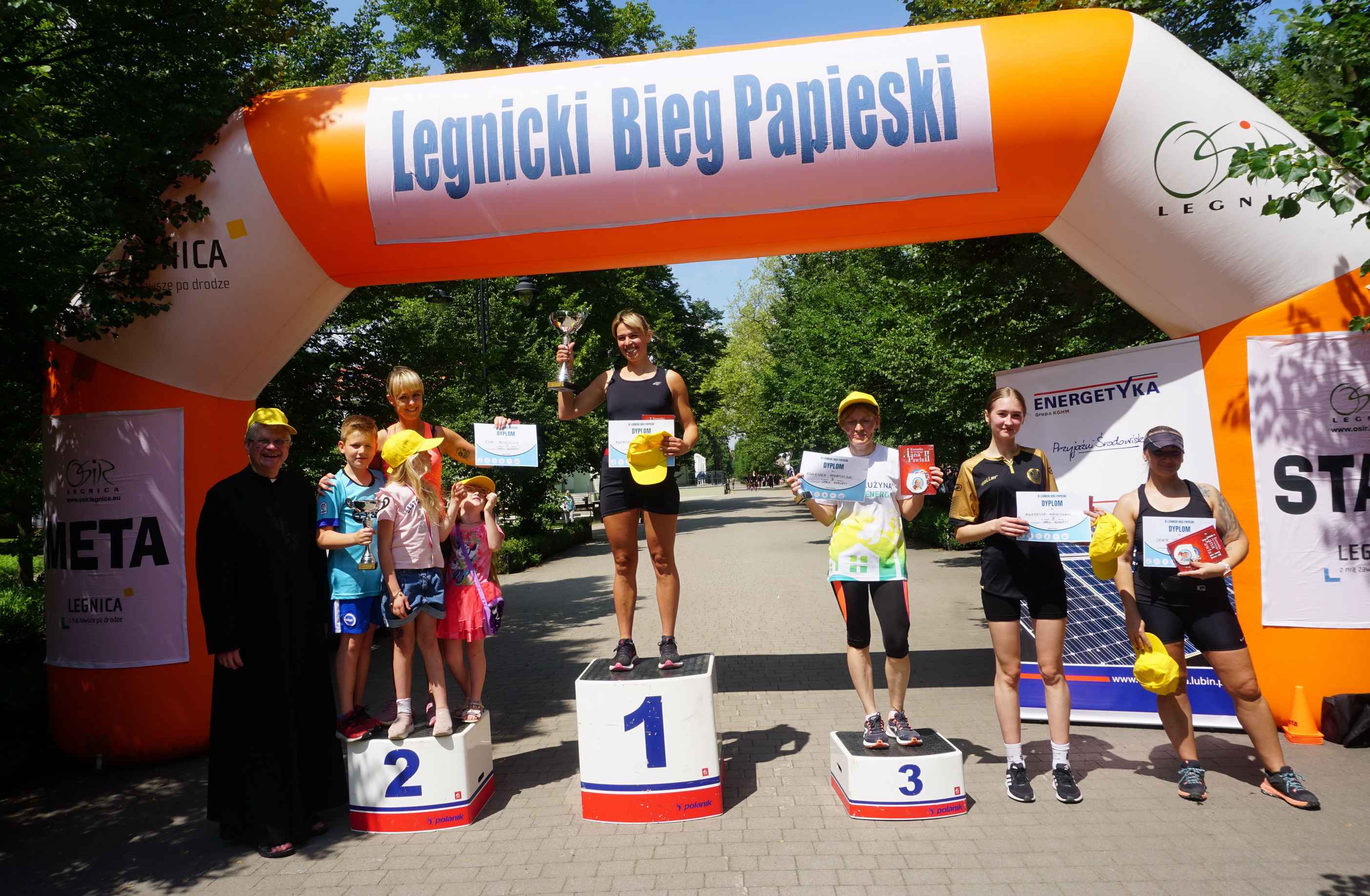 Pobiegli na pamiątkę wizyty papieża Jana Pawła II w Legnicy