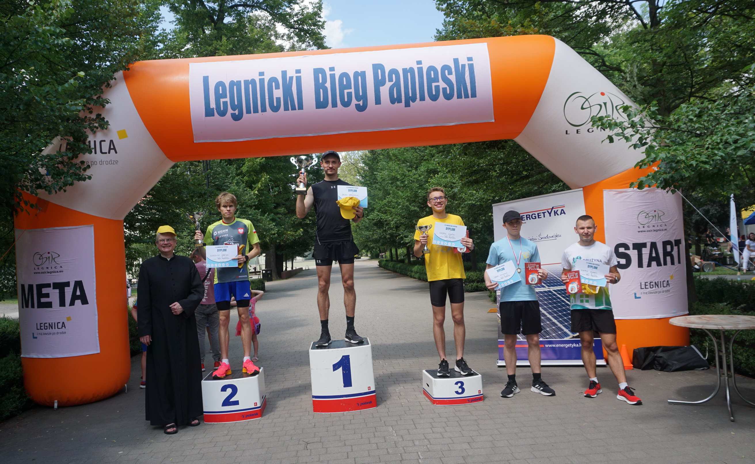 Pobiegli na pamiątkę wizyty papieża Jana Pawła II w Legnicy