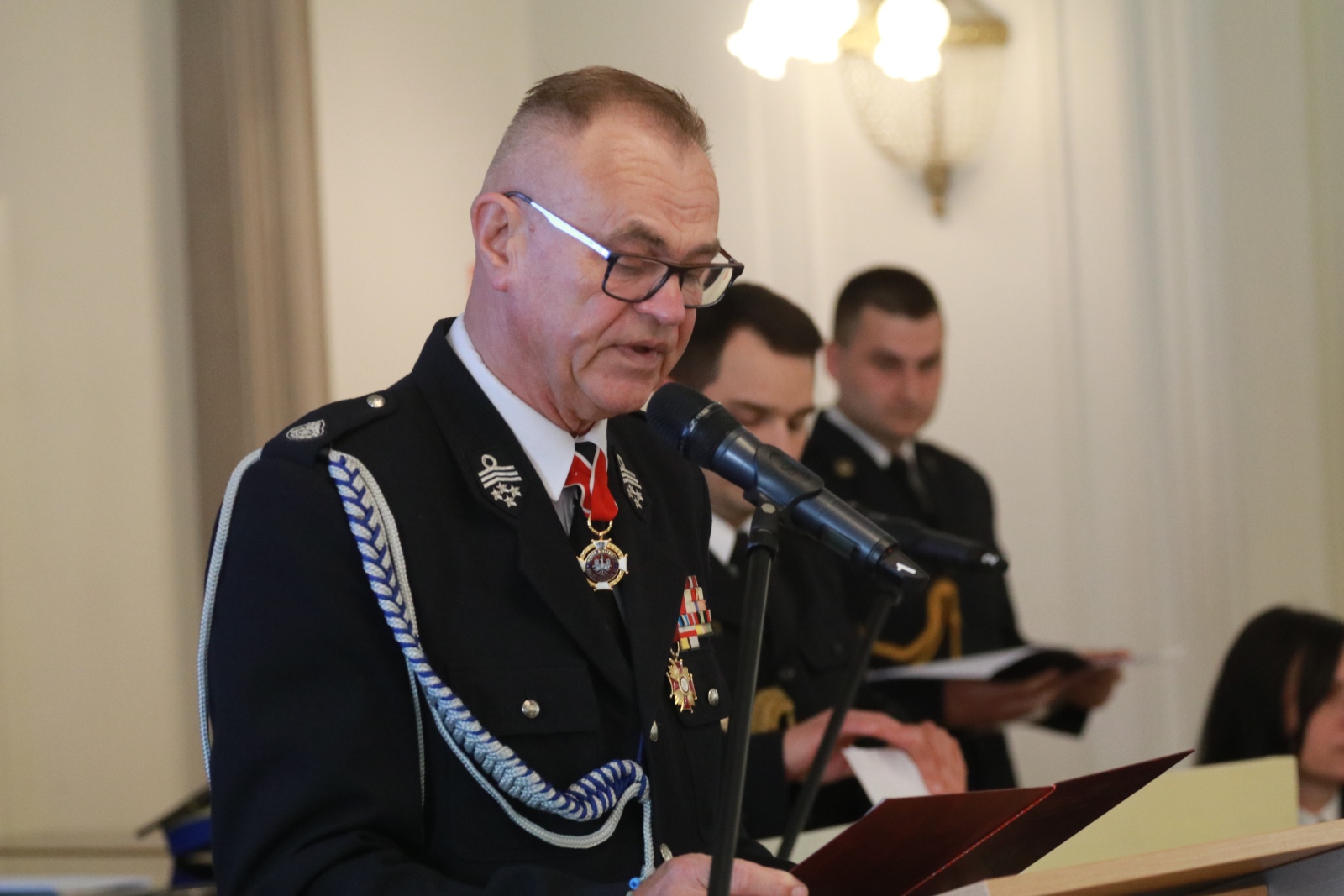 Strażackie święto w Sali Królewskiej. Były medale i awanse