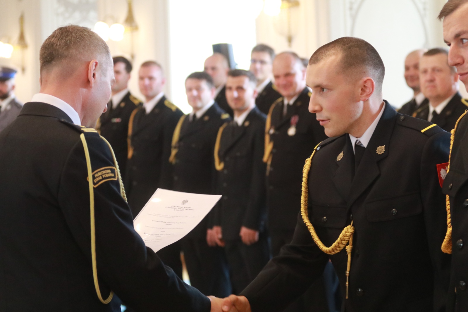 Strażackie święto w Sali Królewskiej. Były medale i awanse