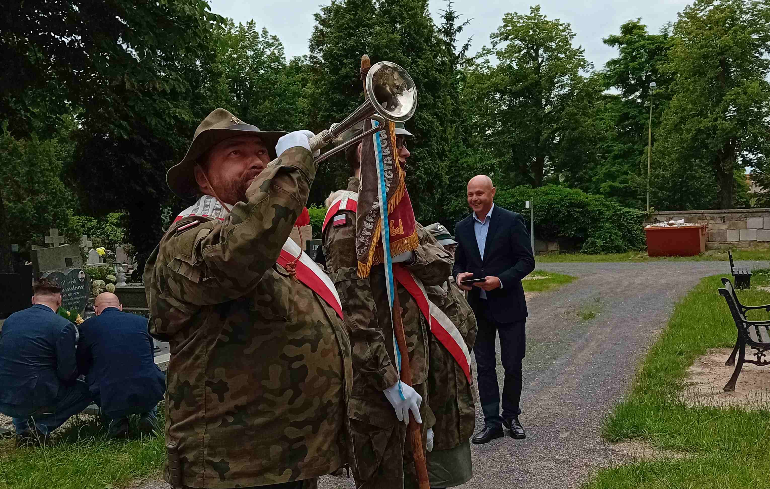 Uroczystość uczczenia pamięci chorążego Kazimierza Lizonia