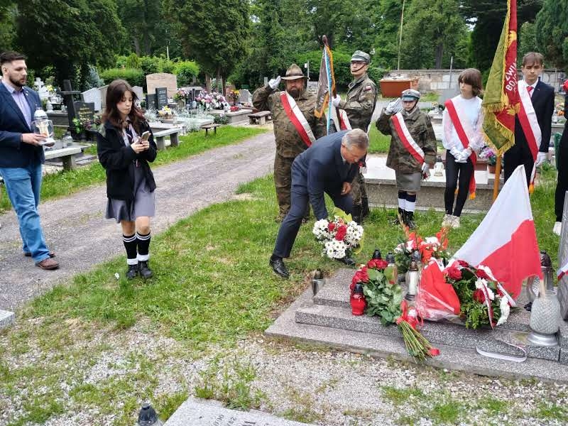 Uroczystość uczczenia pamięci chorążego Kazimierza Lizonia