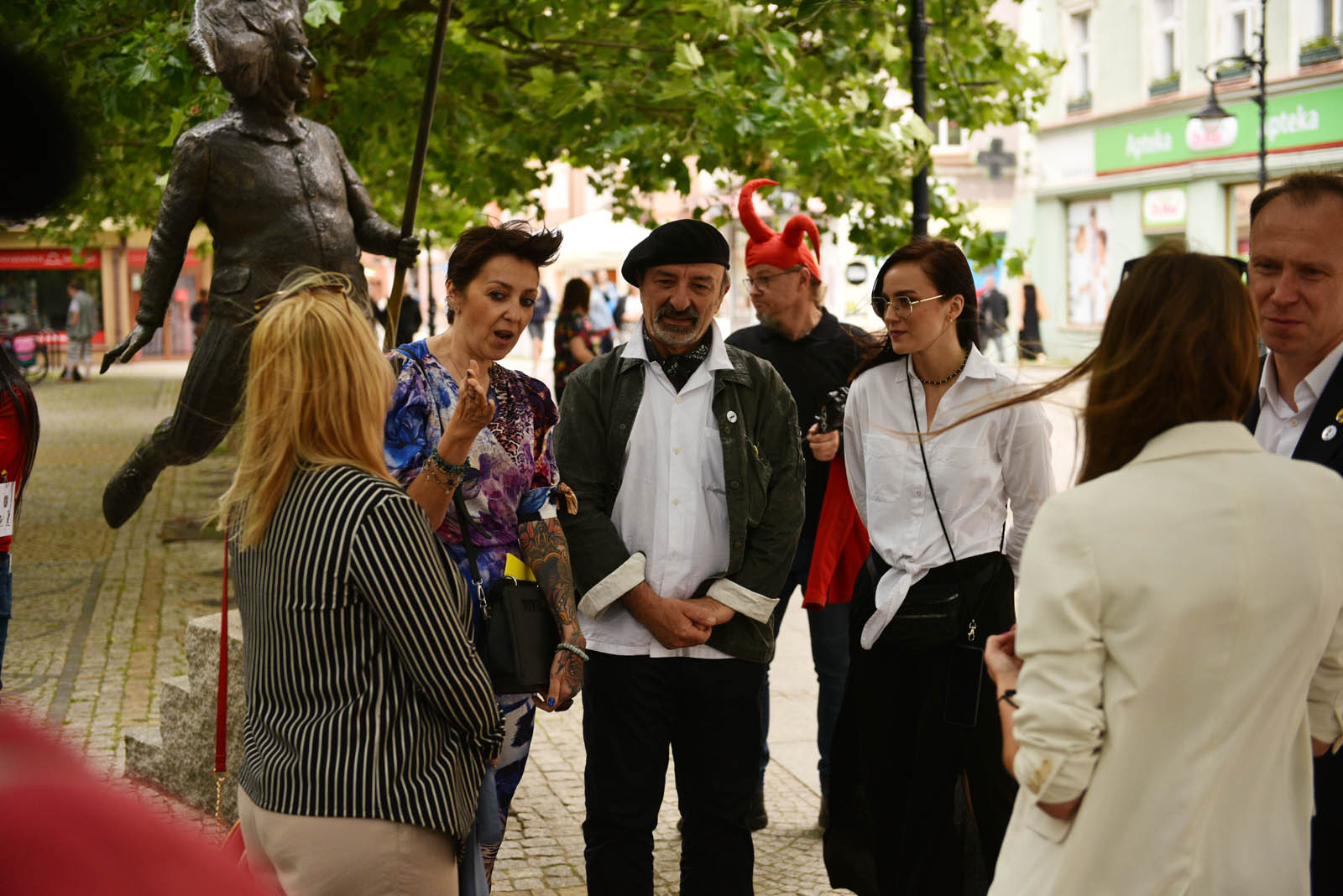Odsłonięcie tablicy poświęconej Andrzejowi Dudzińskiemu