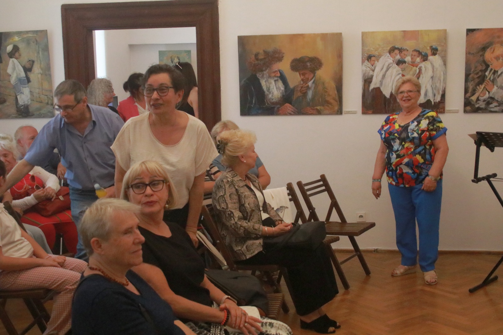 Wernisaż wystawy „Tradycja i współczesność” Miny Gampel