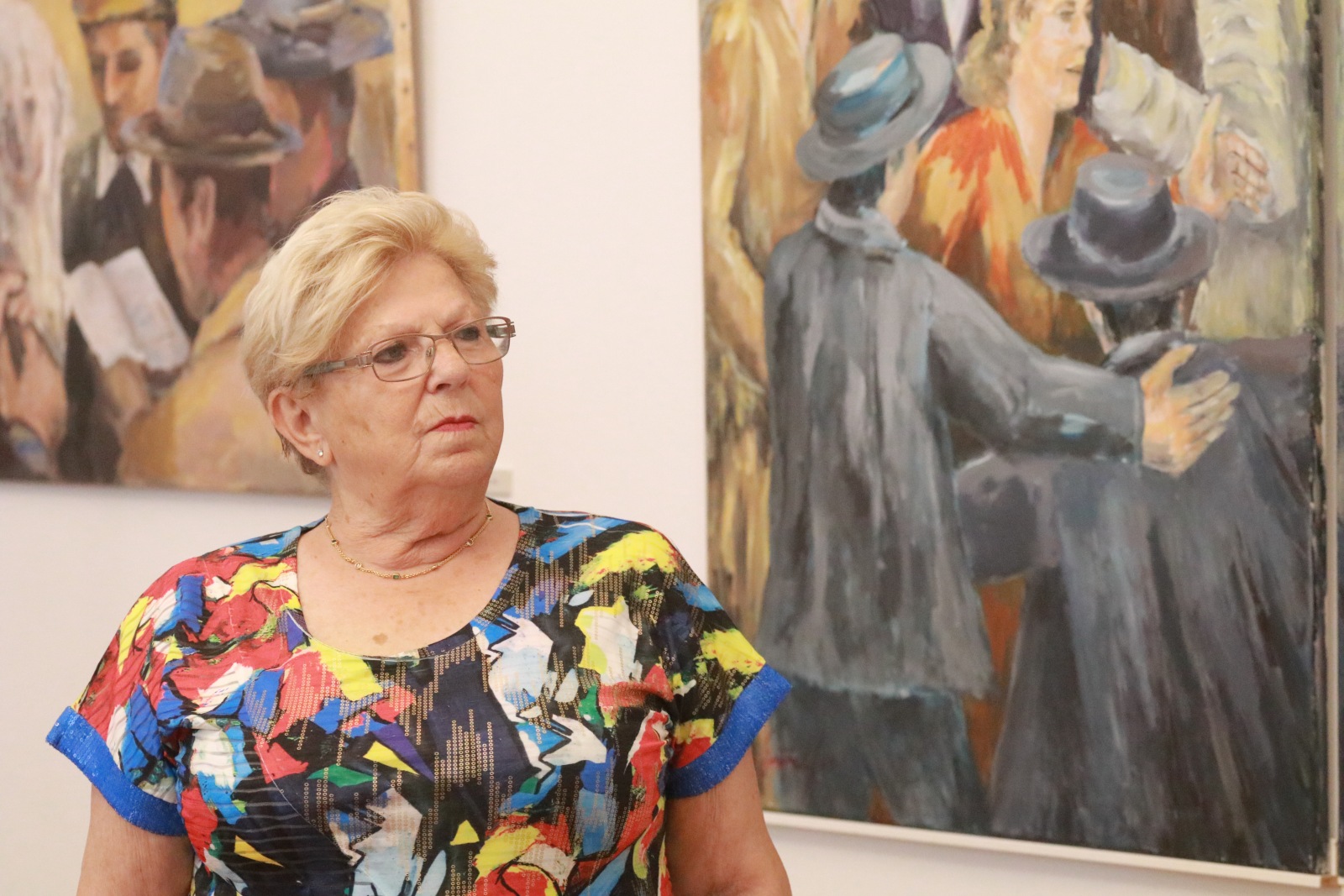 Wernisaż wystawy „Tradycja i współczesność” Miny Gampel