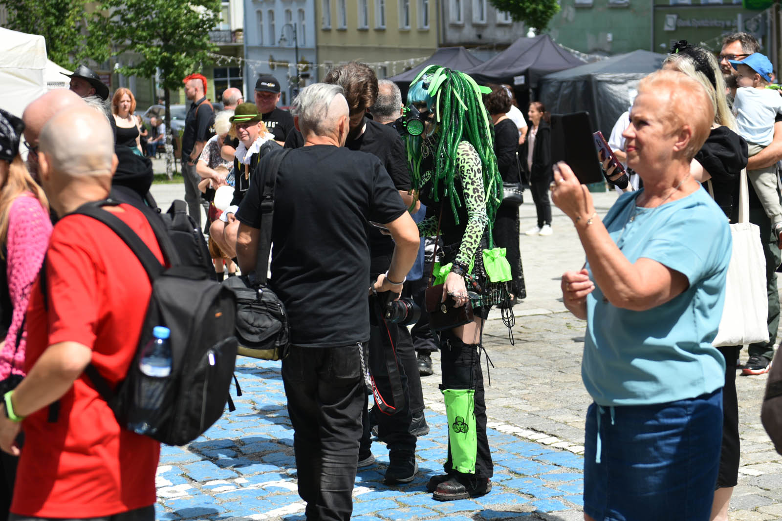 Castle Party: Pokaz mody alternatywnej na rynku w Bolkowie