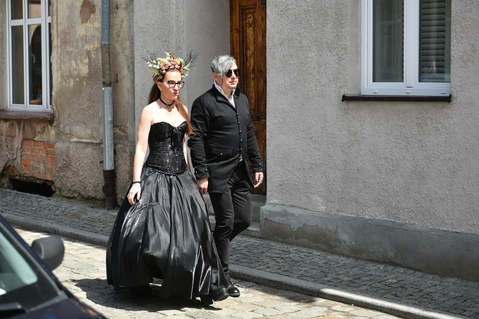 Castle Party: Pokaz mody alternatywnej na rynku w Bolkowie