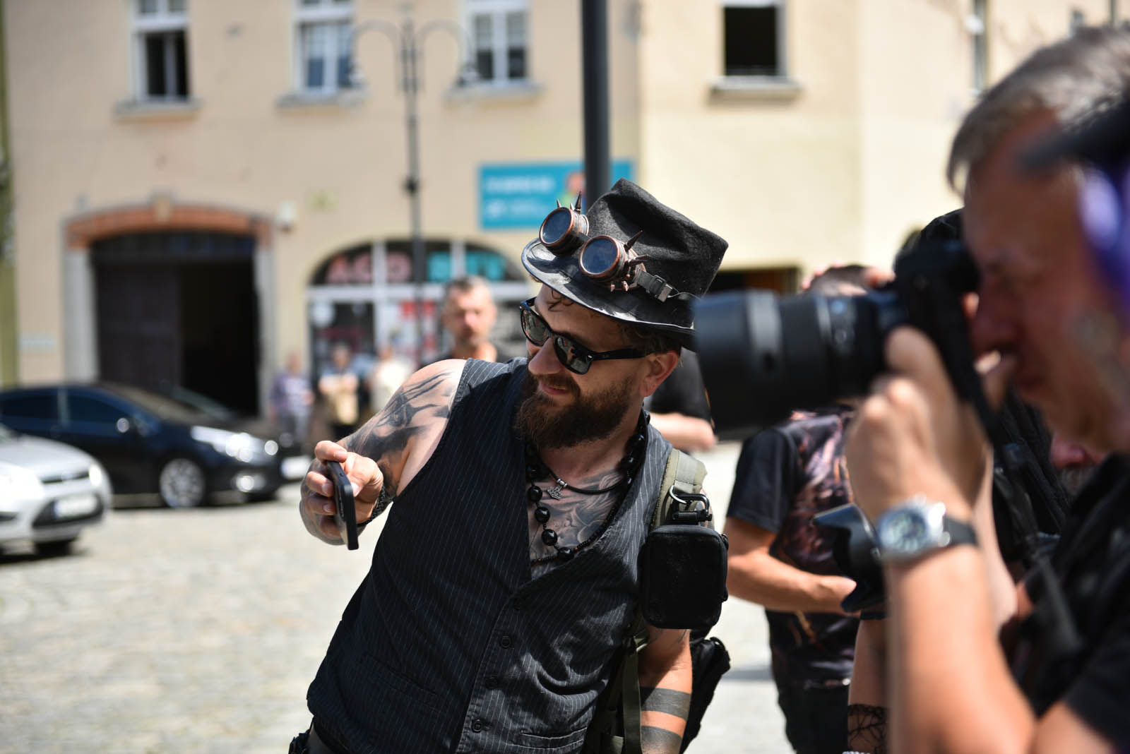 Castle Party: Pokaz mody alternatywnej na rynku w Bolkowie