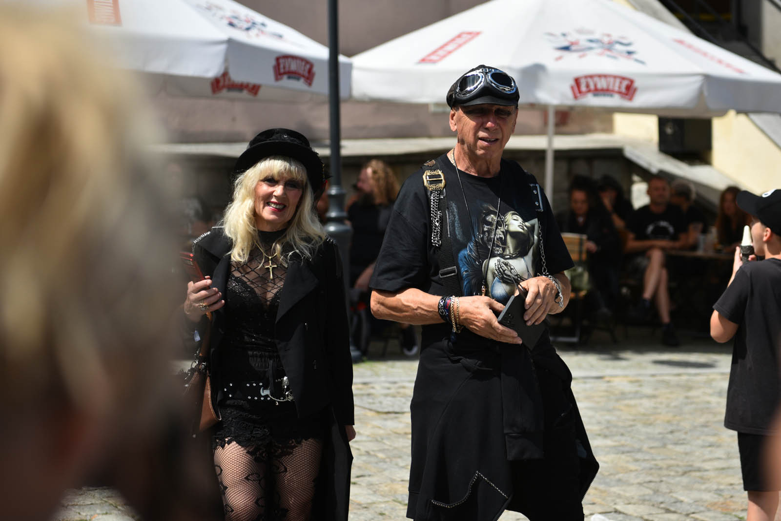 Castle Party: Pokaz mody alternatywnej na rynku w Bolkowie
