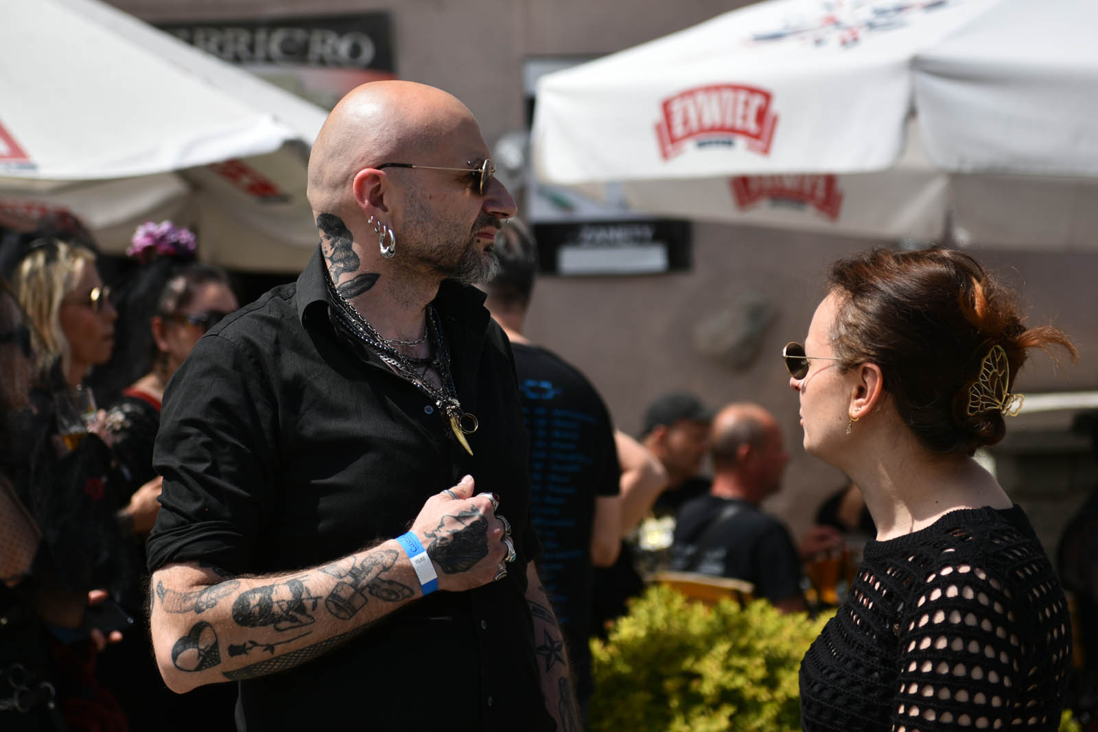 Castle Party: Pokaz mody alternatywnej na rynku w Bolkowie