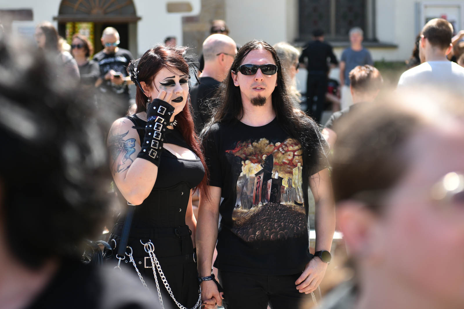 Castle Party: Pokaz mody alternatywnej na rynku w Bolkowie