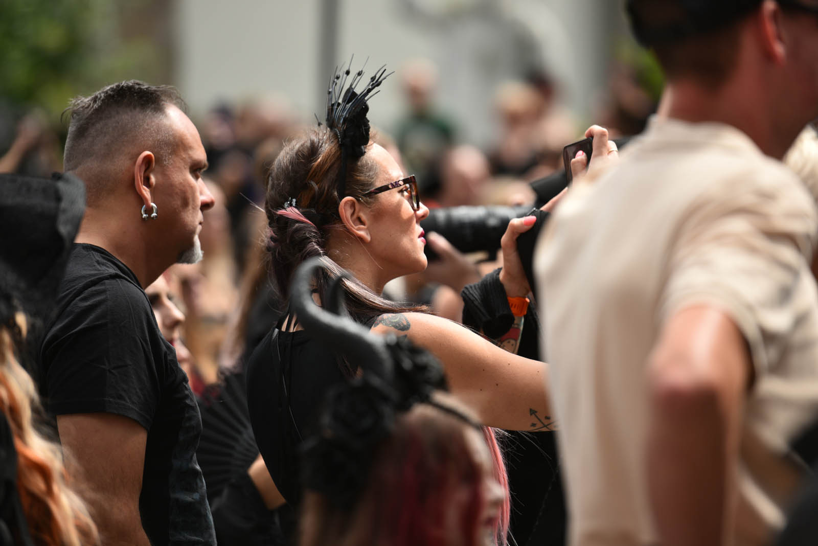 Castle Party: Pokaz mody alternatywnej na rynku w Bolkowie