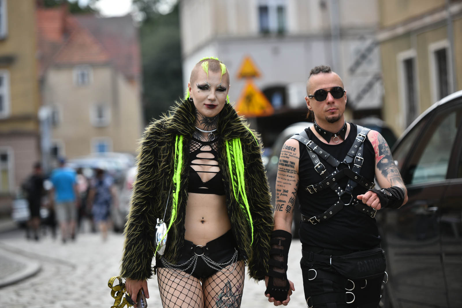 Castle Party: Pokaz mody alternatywnej na rynku w Bolkowie