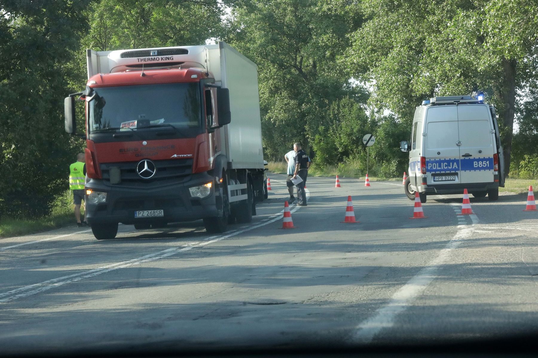 Zderzyło się pięć samochodów na ulicy Poznańskiej