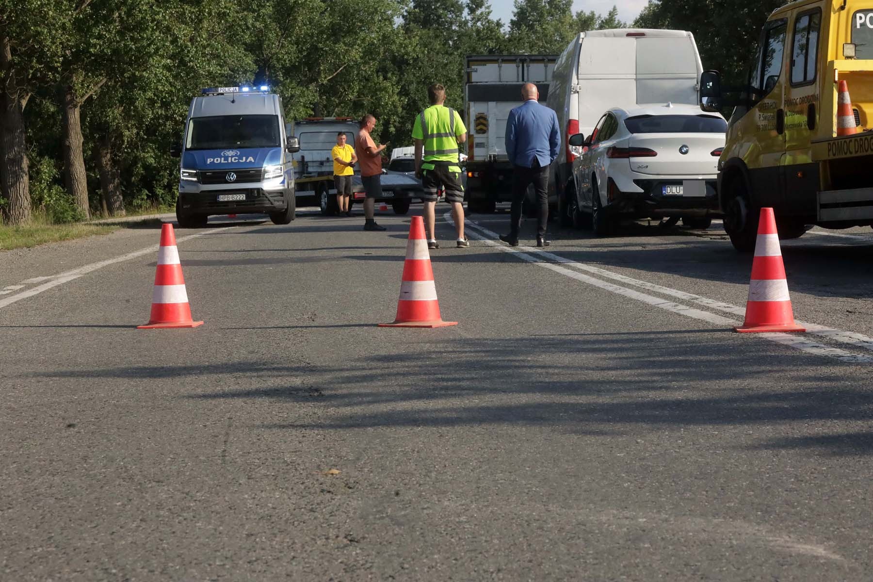 Zderzyło się pięć samochodów na ulicy Poznańskiej