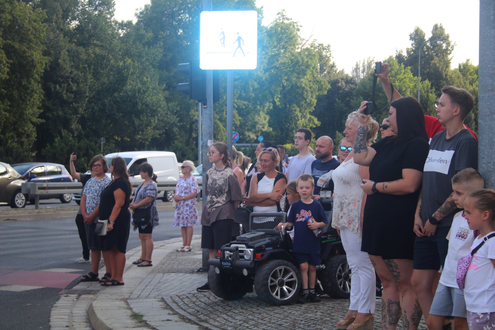Zablokowali ruch na placu Wilsona, aby oddać hołd powstańcom