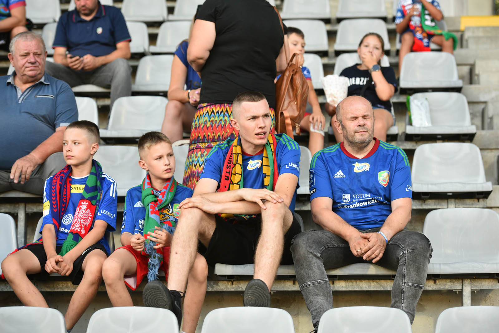 Kibice na meczu Miedź Legnica- ŁKS Łódź. Znajdź się na zdjęciach