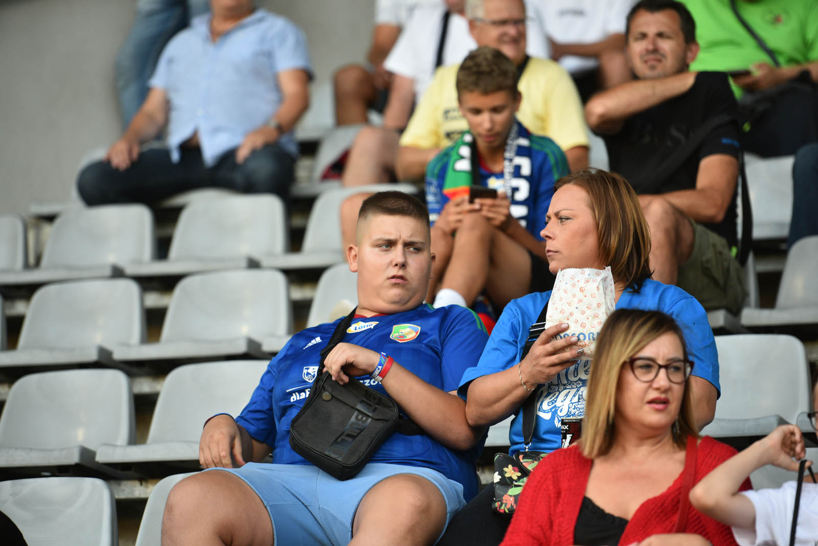 Kibice na meczu Miedź Legnica- ŁKS Łódź. Znajdź się na zdjęciach