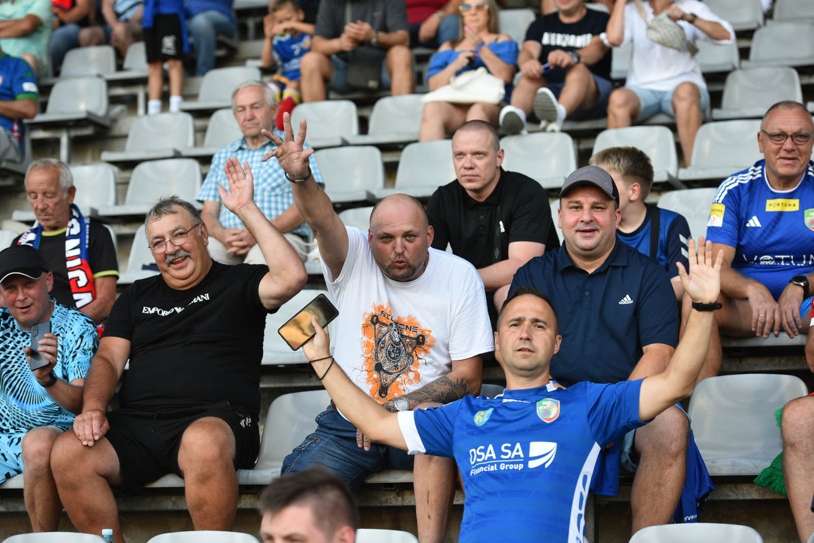 Kibice na meczu Miedź Legnica- ŁKS Łódź. Znajdź się na zdjęciach