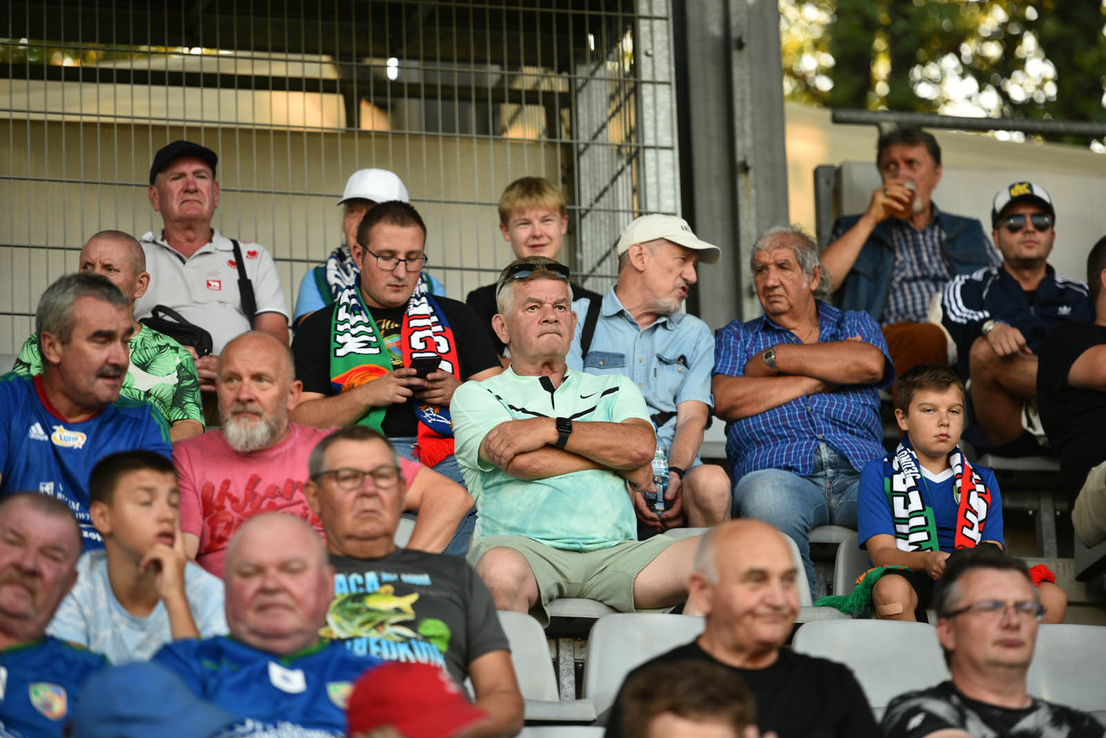 Kibice na meczu Miedź Legnica- ŁKS Łódź. Znajdź się na zdjęciach