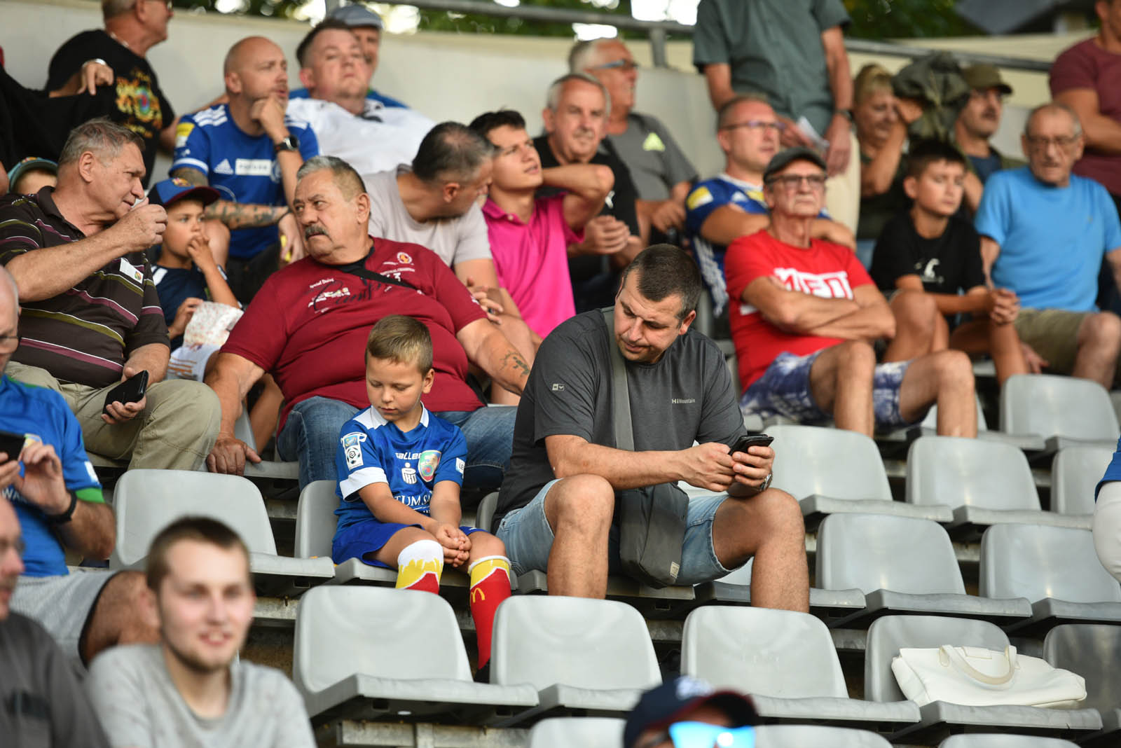 Kibice na meczu Miedź Legnica- ŁKS Łódź. Znajdź się na zdjęciach