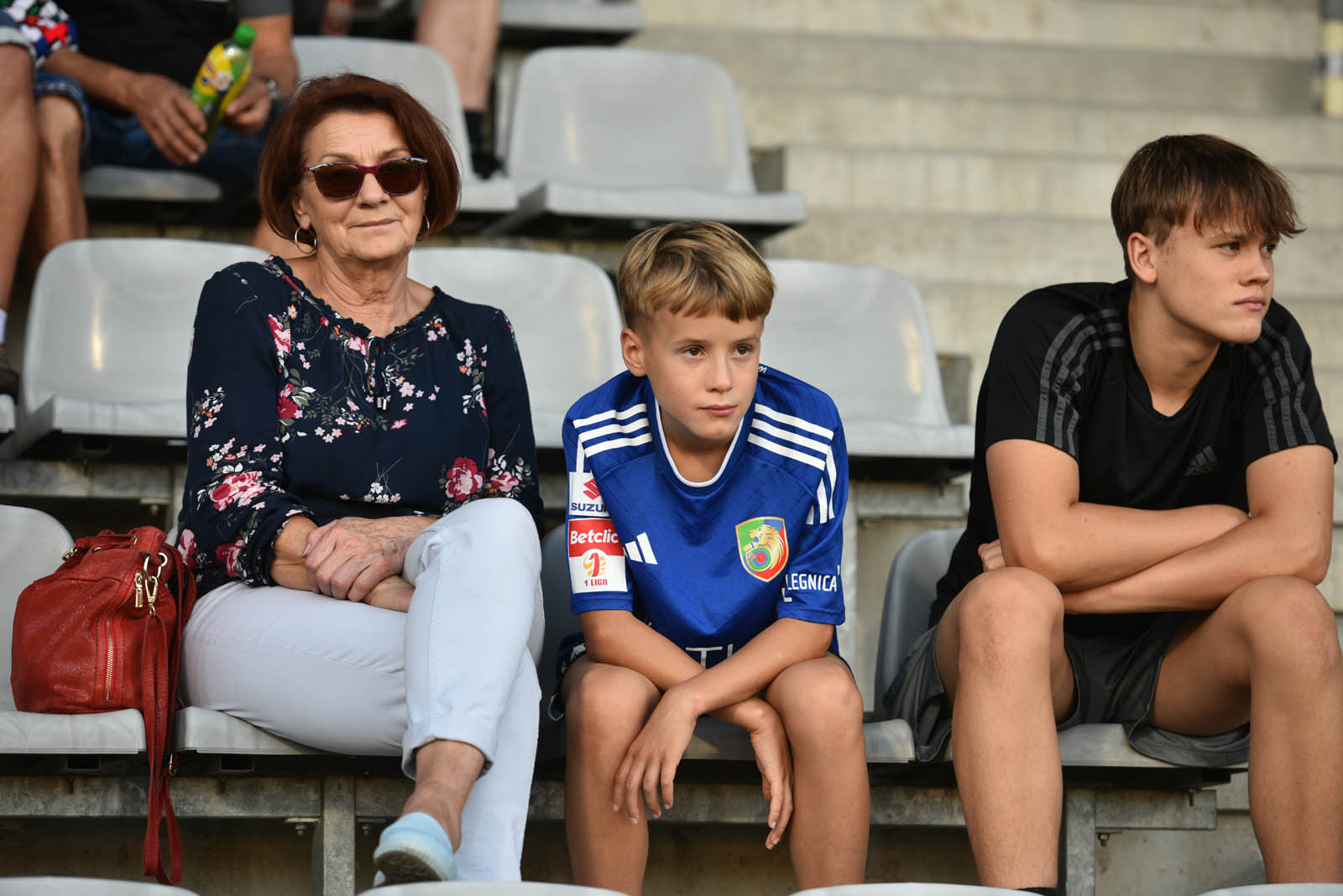 Kibice na meczu Miedź Legnica- ŁKS Łódź. Znajdź się na zdjęciach
