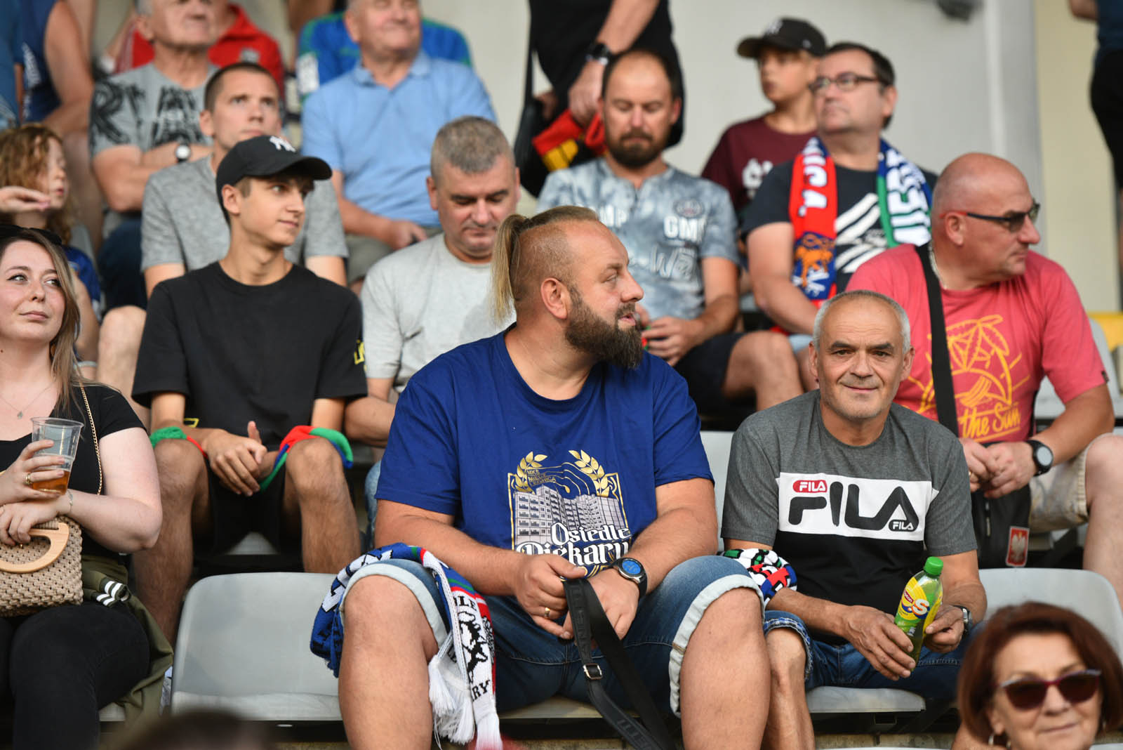 Kibice na meczu Miedź Legnica- ŁKS Łódź. Znajdź się na zdjęciach